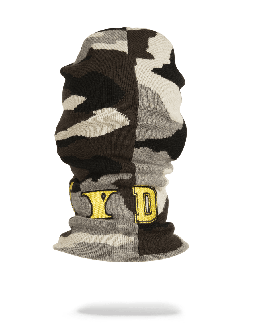 SPRAYGROUND® SKI MASK DESTROY SKI MASK (GOLD CAMO)