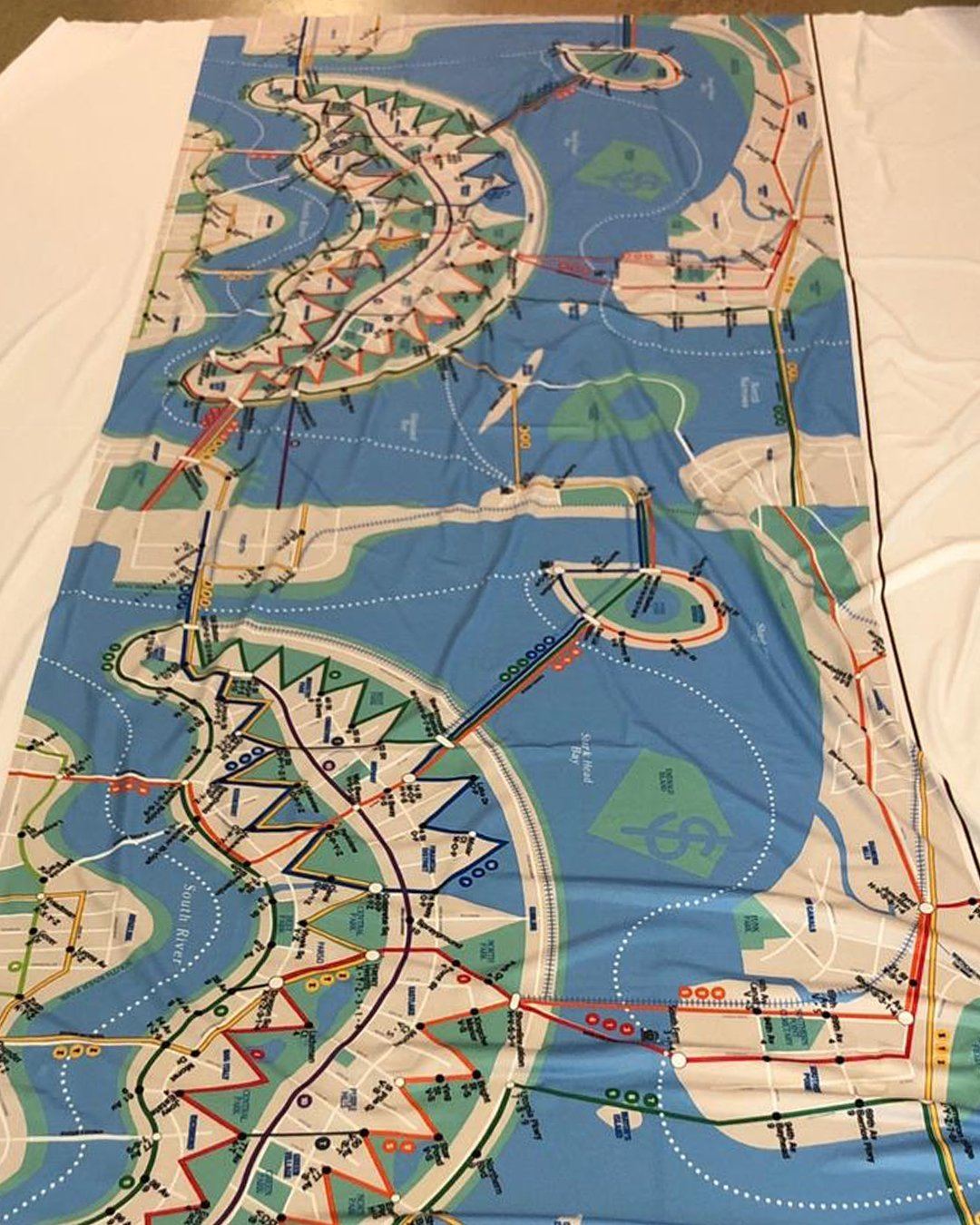 SPRAYGROUND® FASHION MASK KIDS NYC SHARK MAP (CLASSIC FIT)