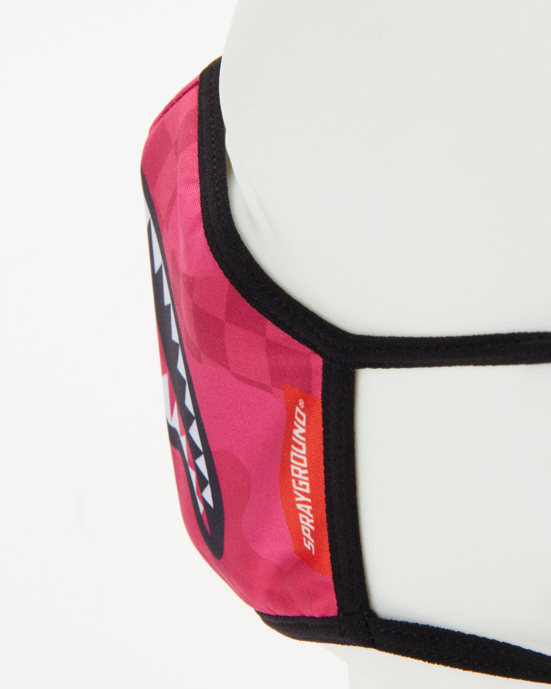 SPRAYGROUND® FASHION MASK PINK ANIME SHARK FORM-FITTING MASK