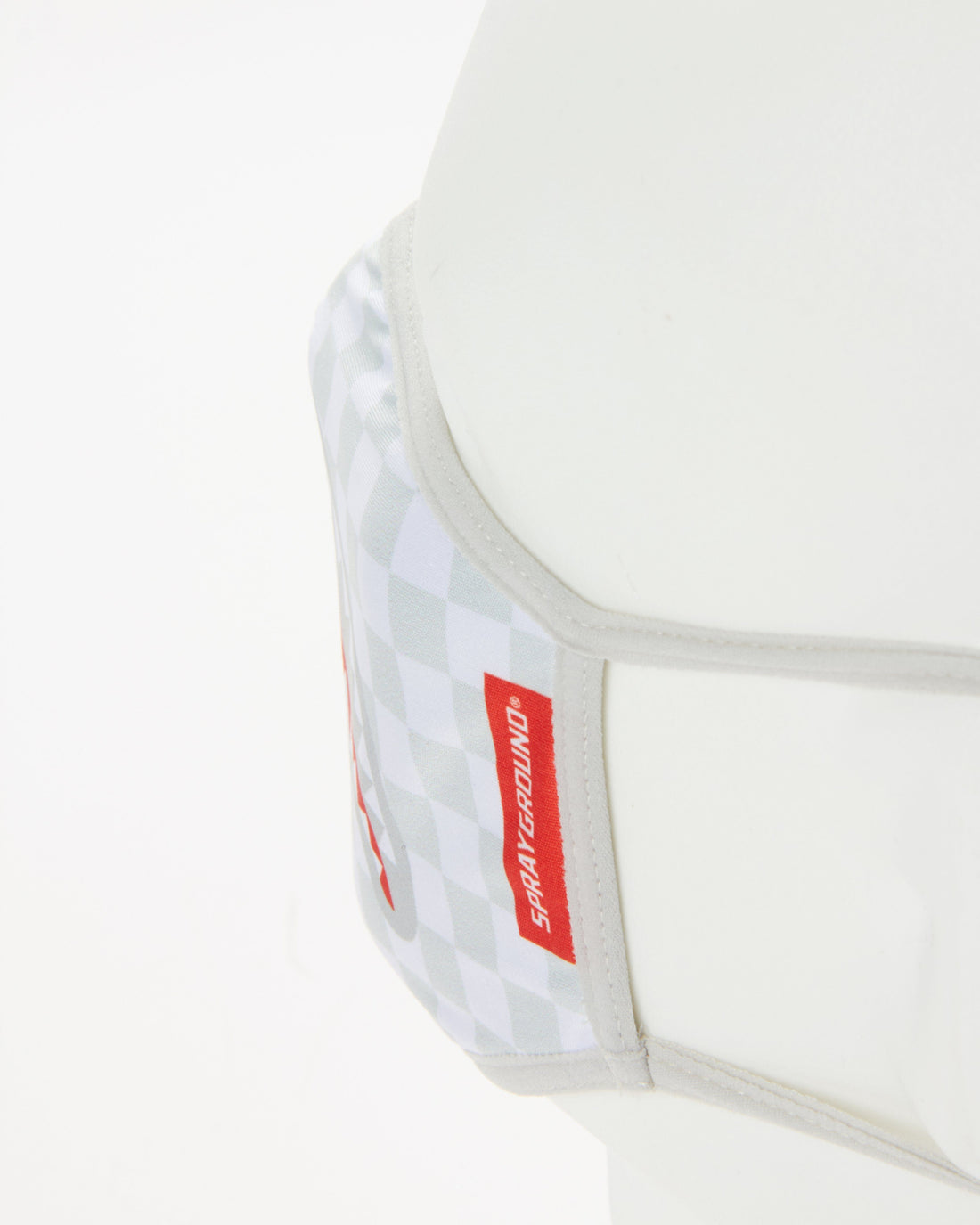 SPRAYGROUND® FASHION MASK SHARKS IN PARIS (WHITE) FORM-FITTING MASK