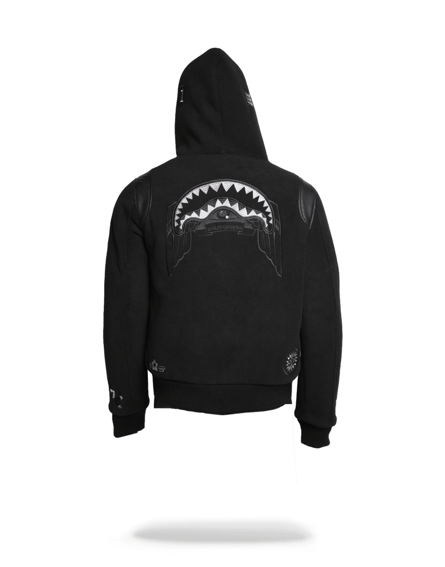 SPRAYGROUND® OUTERWEAR VARSITY ARMY PATCHES JACKET
