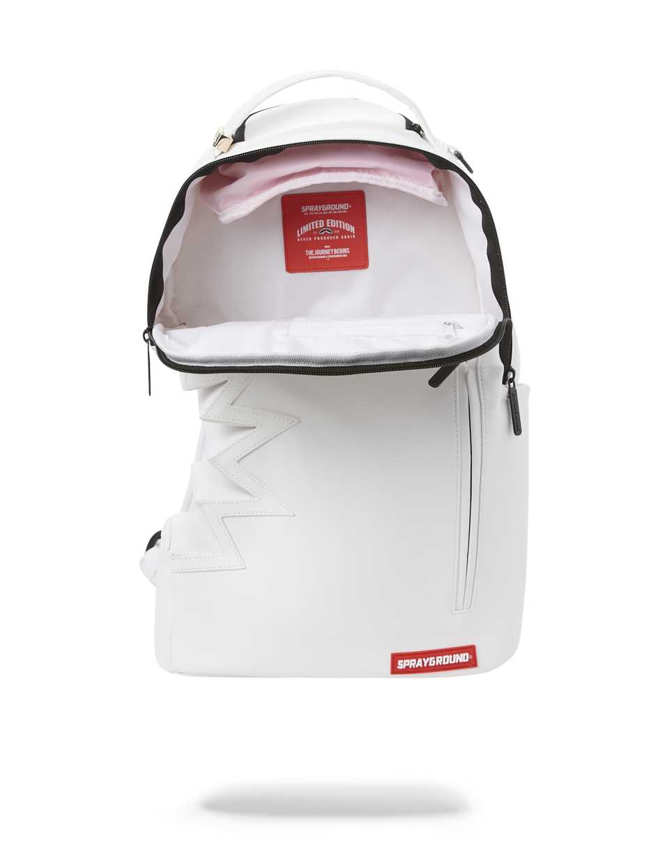 Sprayground Unisex Shark Fiesta DLX Bite Pocket Backpack 910B5370NSZ  Black/Red