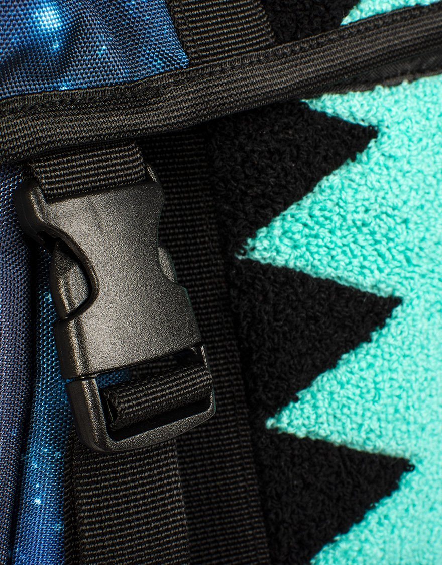 SPRAYGROUND® BACKPACK TIFF GALAXY VERTICAL SHARKMOUTH TOP GEAR