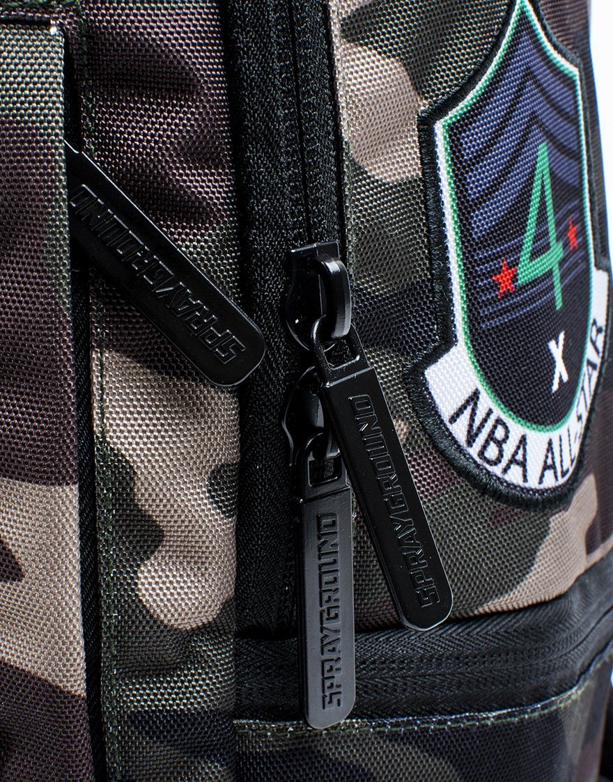 SPRAYGROUND® BACKPACK NBALAB KYRIE IRVING CAMO PATCHES