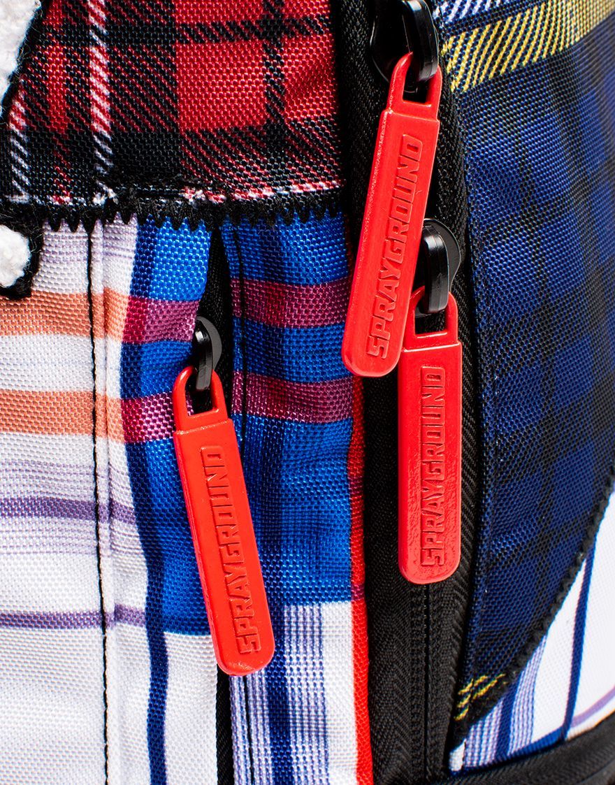 SPRAYGROUND® BACKPACK NBALAB D'ANGELO RUSSELL: PLAID JERSEY