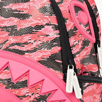 SPRAYGROUND® WOMENS BACKPACK PINK TIGER CAMO SHARKMOUTH SAVAGE BACKPACK