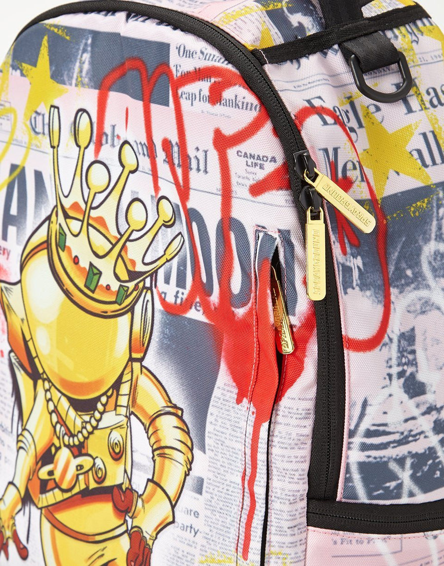 SPRAYGROUND® BACKPACK GOLD ASTRONAUT 1969 MOON WALK