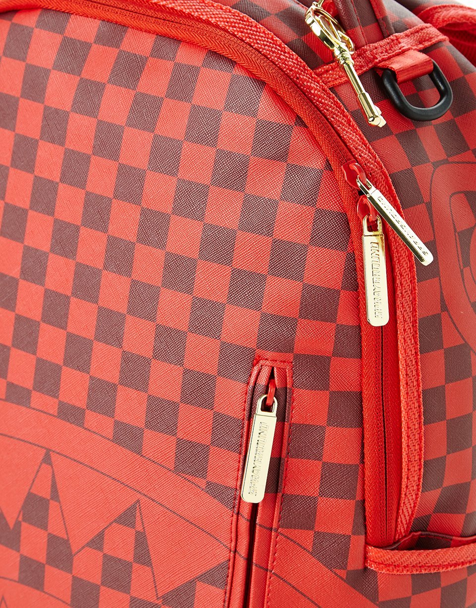 SPRAYGROUND® BACKPACK SHARKS IN PARIS (RED CHECKERED EDITION)