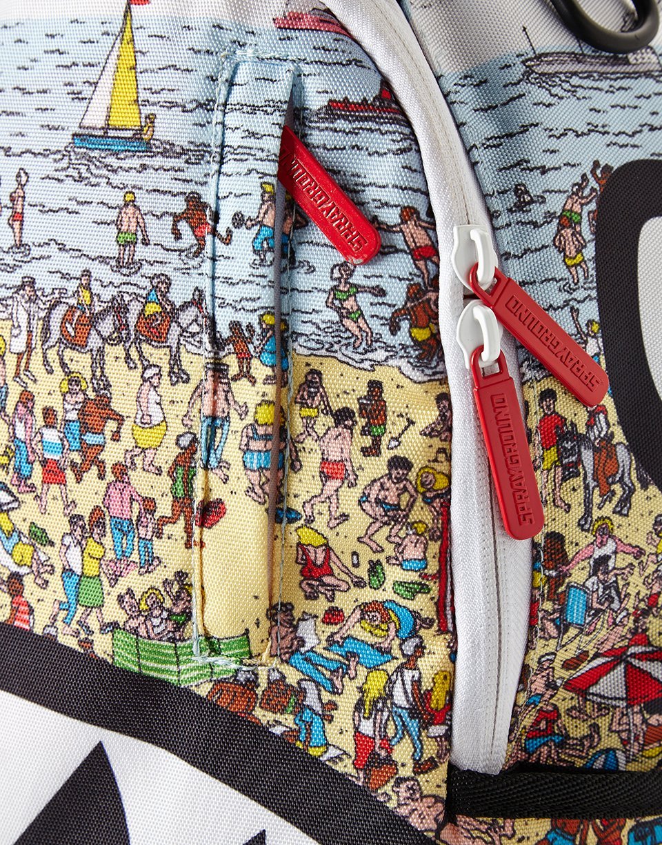 Sprayground where's waldo backpack Clearance