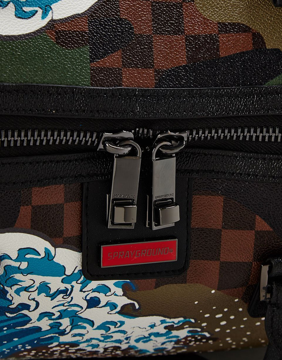 SPRAYGROUND® DUFFLE CAMOKAWA WAVE SHARK DUFFLE