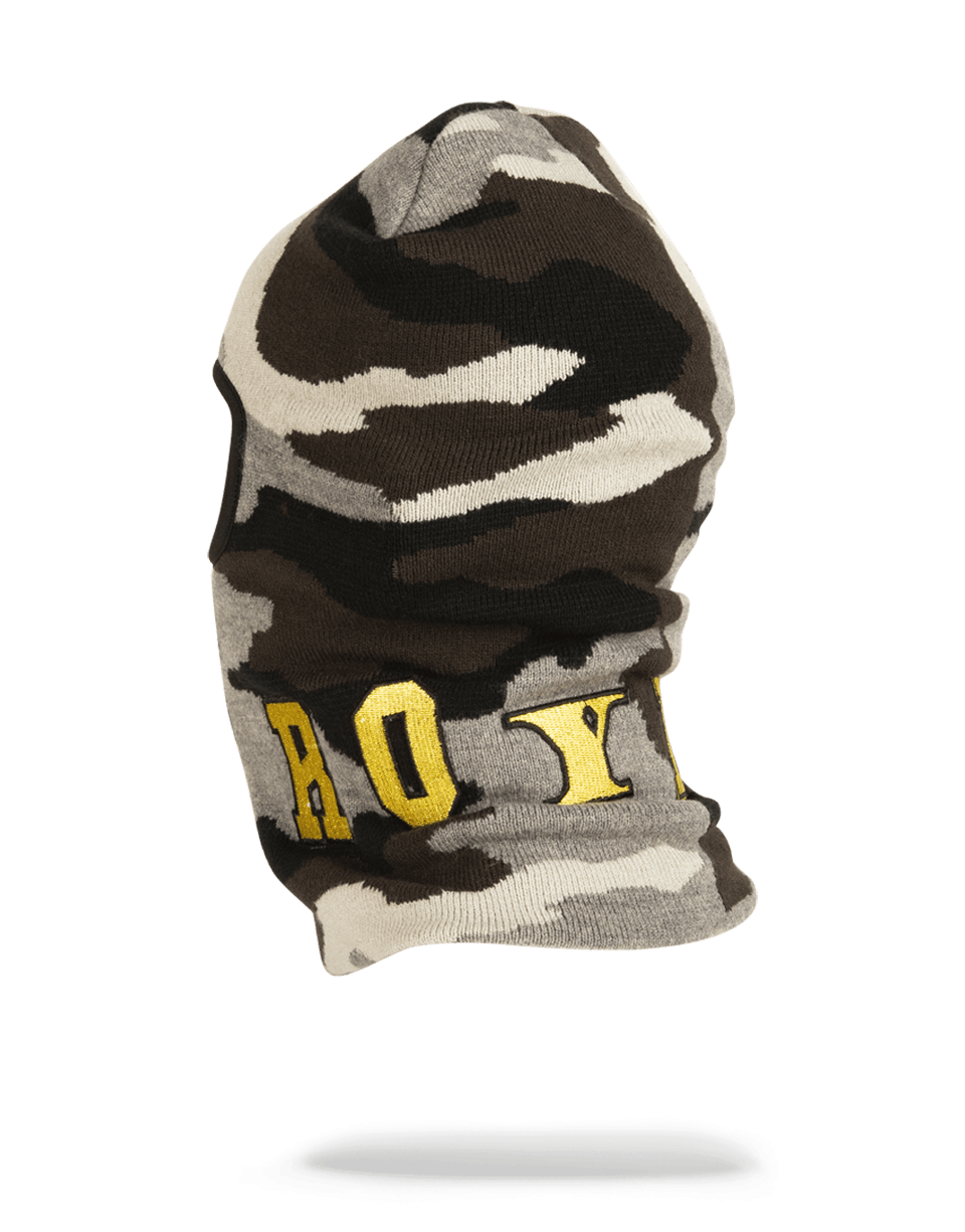 SPRAYGROUND® SKI MASK DESTROY SKI MASK (GOLD CAMO)