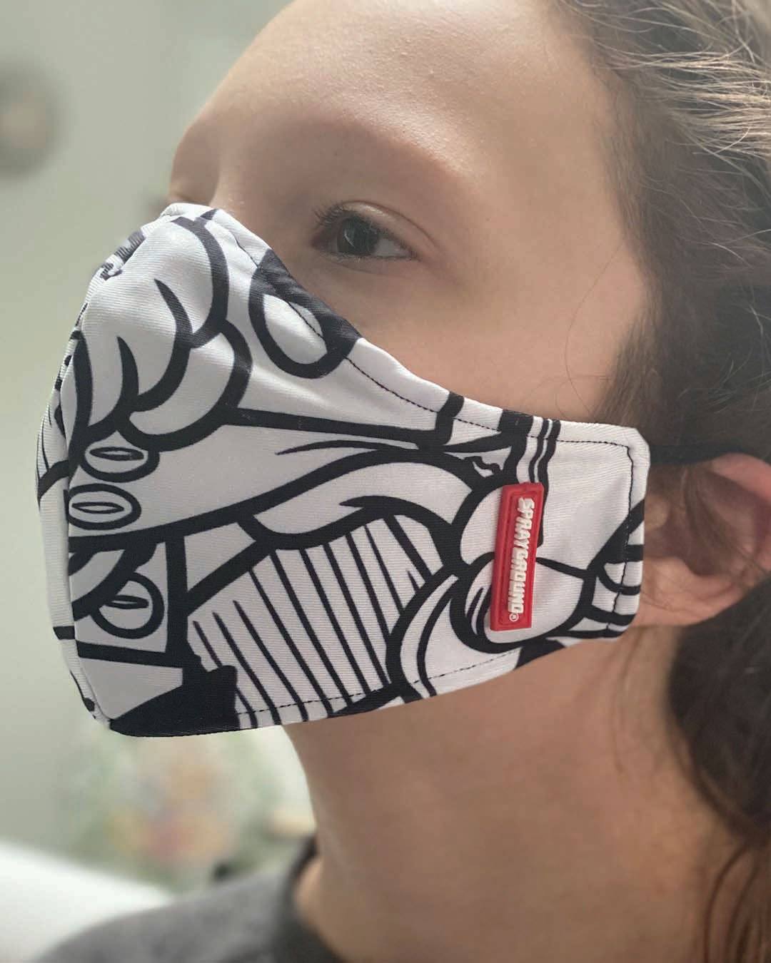 SPRAYGROUND® FASHION MASK MONEY BOYS MASK (FORM-FITTING)