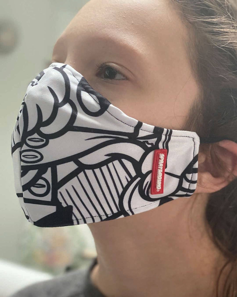 SPRAYGROUND® FASHION MASK MONEY BOYS MASK (FORM-FITTING)
