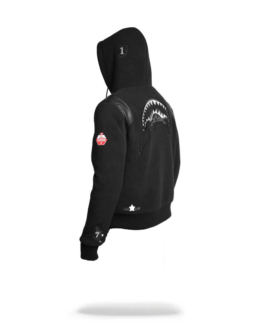 SPRAYGROUND® OUTERWEAR VARSITY ARMY PATCHES JACKET