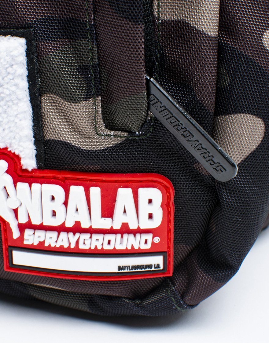 SPRAYGROUND® BACKPACK NBALAB KYRIE IRVING CAMO PATCHES
