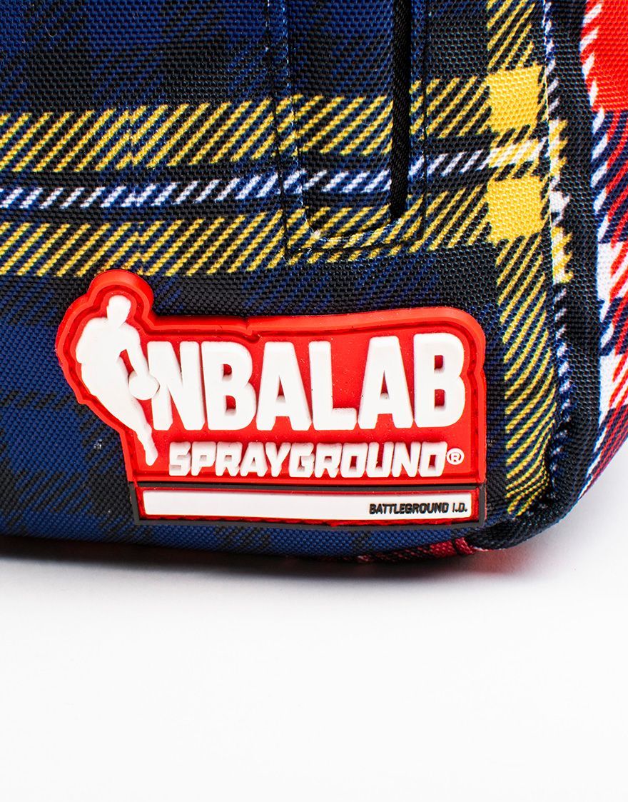 SPRAYGROUND® BACKPACK NBALAB D'ANGELO RUSSELL: PLAID JERSEY
