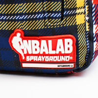 SPRAYGROUND® BACKPACK NBALAB D'ANGELO RUSSELL: PLAID JERSEY