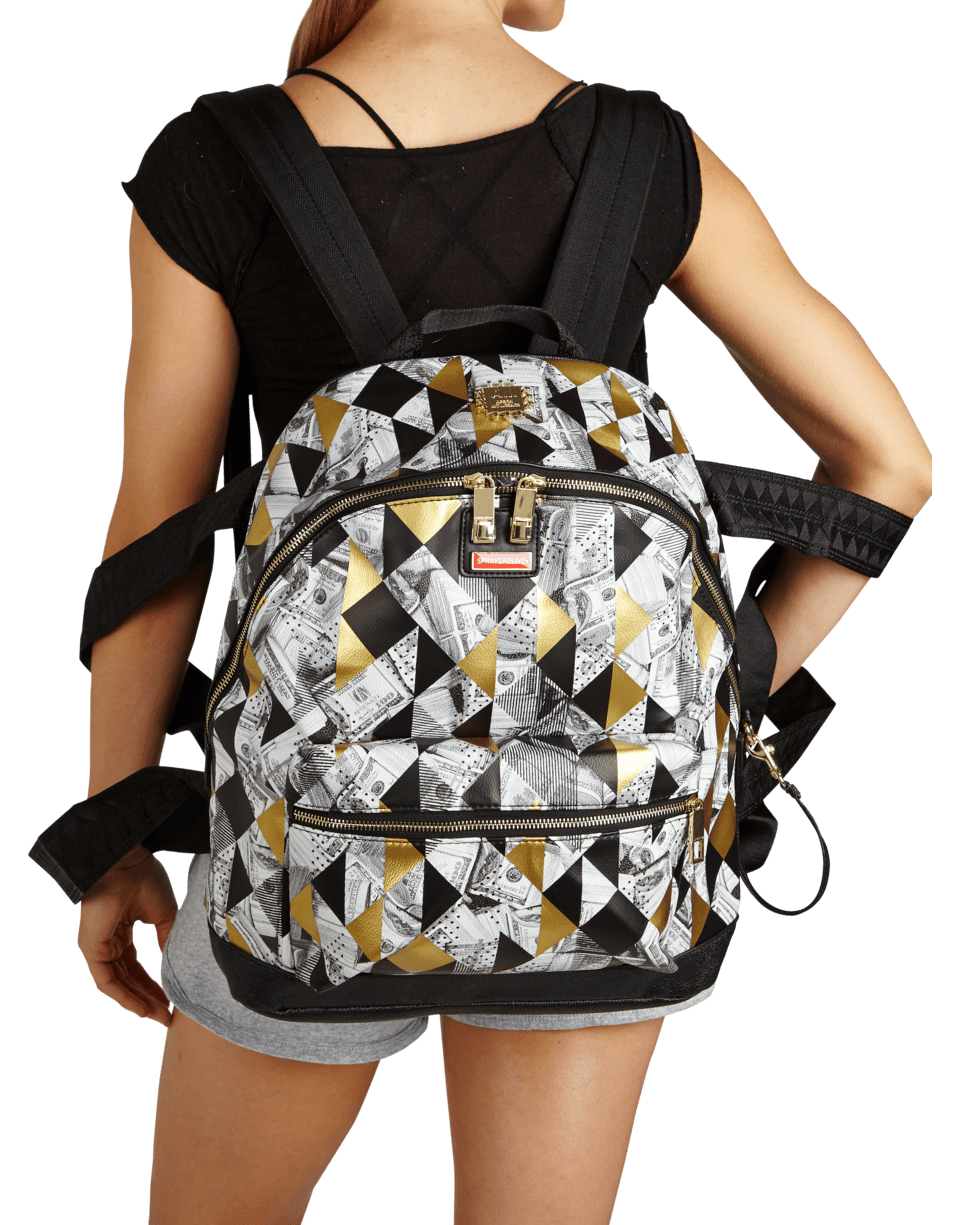 SPRAYGROUND® BACKPACK 6-STRAP FRACTAL MONEY EMPEROR