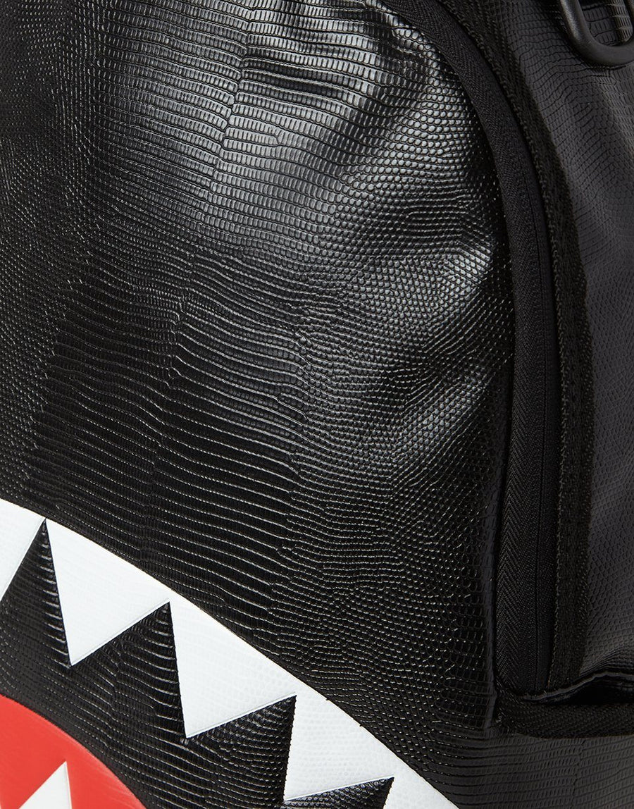 SPRAYGROUND® BACKPACK BLACK REPTILE SHARK BACKPACK (ONE OF ONE)