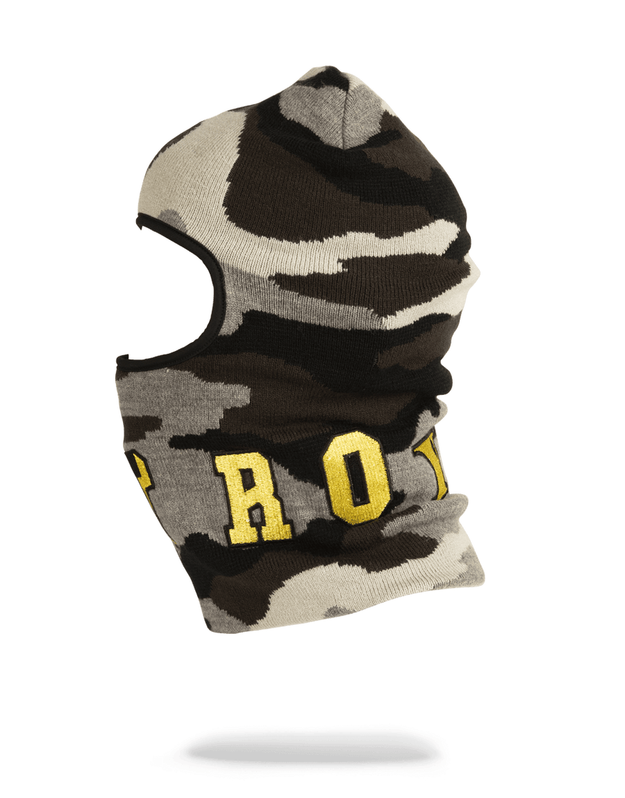 SPRAYGROUND® SKI MASK DESTROY SKI MASK (GOLD CAMO)