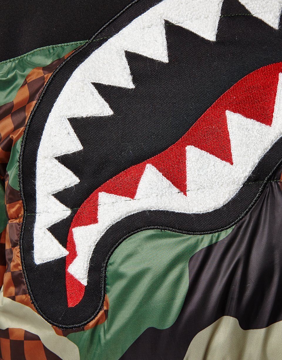 SPRAYGROUND® OUTERWEAR CAMO CHECKERED PUFFER