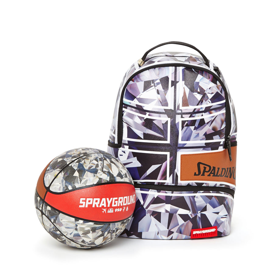 SPRAYGROUND® BACKPACK SPALDING X SPRAYGROUND ONE MILLION KARAT DIAMOND BACKPACK