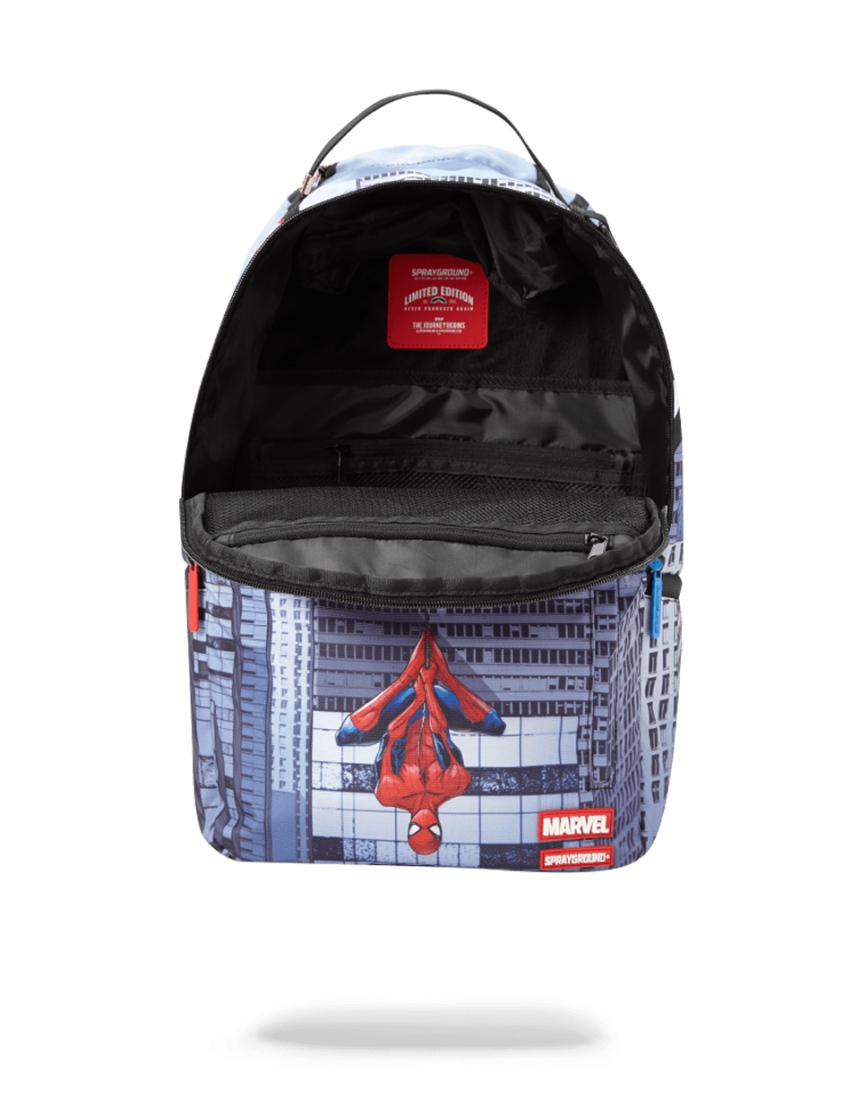 Spider print canvas backpack - SPRAYGROUND - Boys