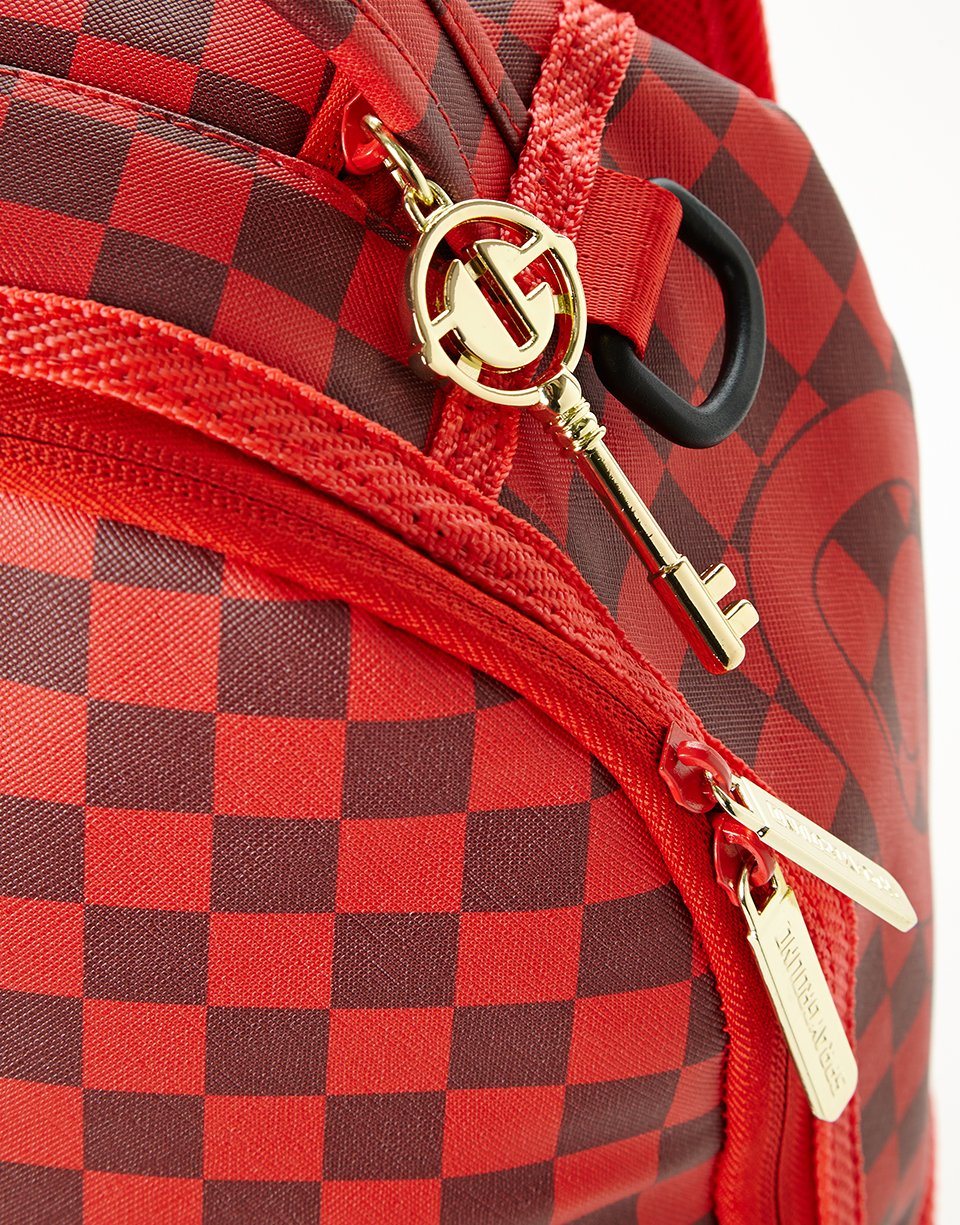 SPRAYGROUND® BACKPACK SHARKS IN PARIS (RED CHECKERED EDITION)