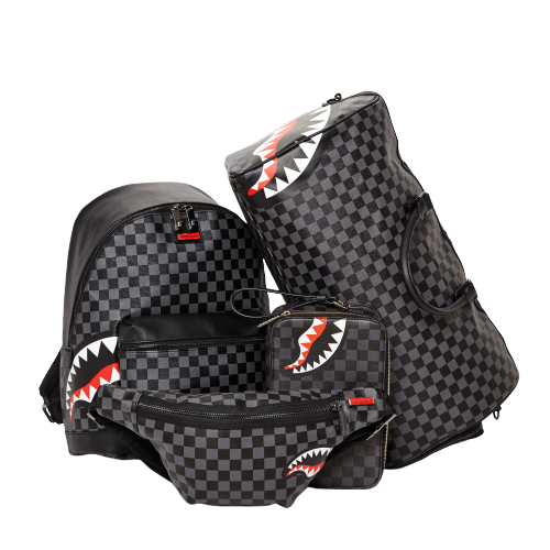 SPRAYGROUND: Fur Sharks in Paris Checkered Backpack – 85 86  eightyfiveightysix