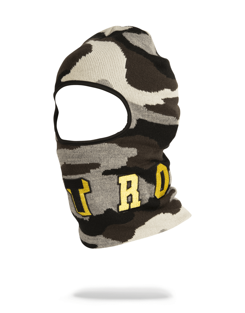 SPRAYGROUND® SKI MASK DESTROY SKI MASK (GOLD CAMO)