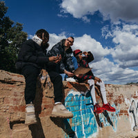 SPRAYGROUND® APPAREL SG GRAFFITI PUFFER JACKET BLACK