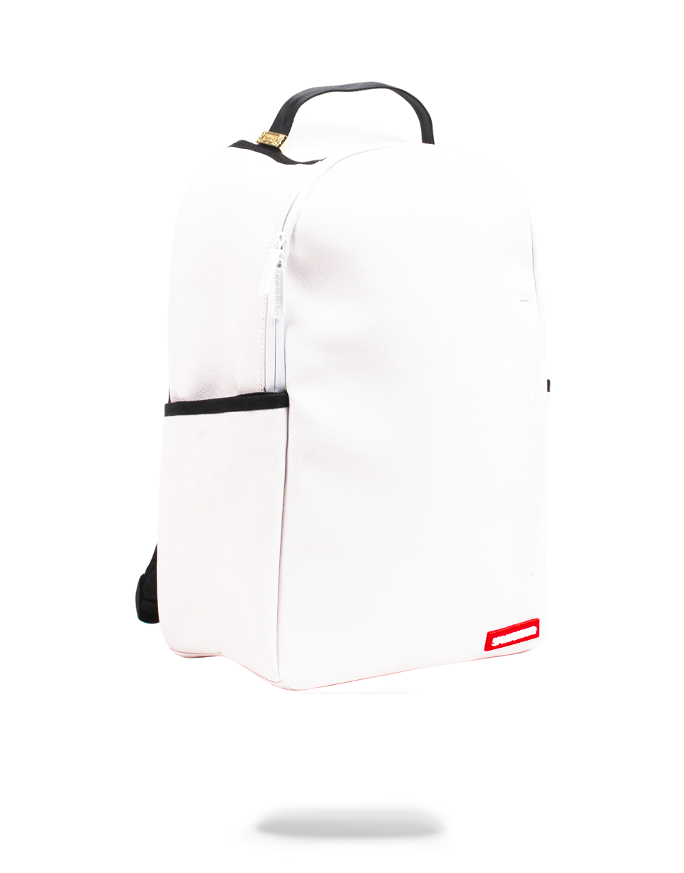 THE SPRAYGROUND DIY WHITE BACKPACK (VEGAN LEATHER & INNER MONEY LINING – SPRAYGROUND®