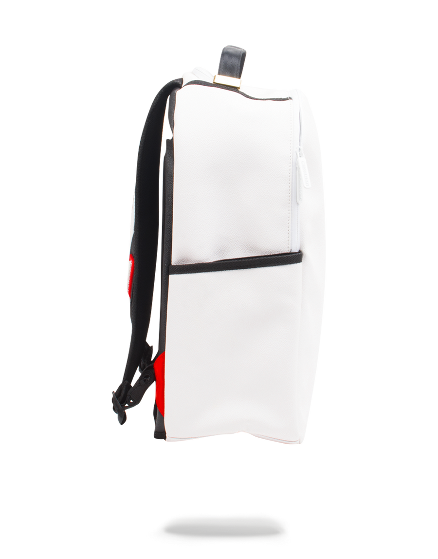 SPRAYGROUND® BACKPACK THE SPRAYGROUND DIY WHITE BACKPACK (VEGAN LEATHER & INNER MONEY LINING) & MARKERS INCLUDED
