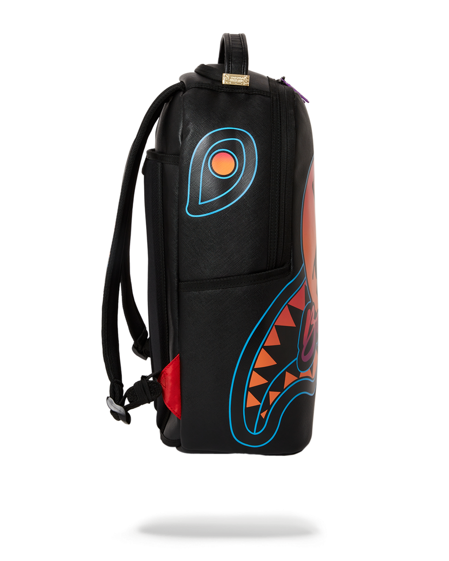 SPRAYGROUND® BACKPACK MIAMI BEACH POLO COLLAB BACKPACK (DLXV-BLACK)