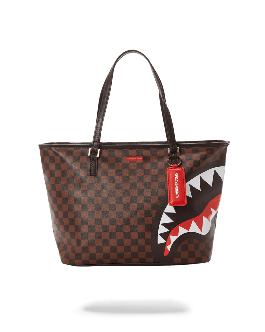 SPRAYGROUND® TOTE CHECKS IN CAMOFLAUGE TOTE