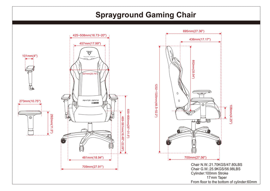 SPRAYGROUND® GAMING CHAIR FIRE CAMO GAMING CHAIR - SUPER RARE