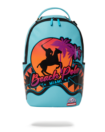 SPRAYGROUND® BACKPACK MIAMI BEACH POLO COLLAB BACKPACK (DLXV-SKY)