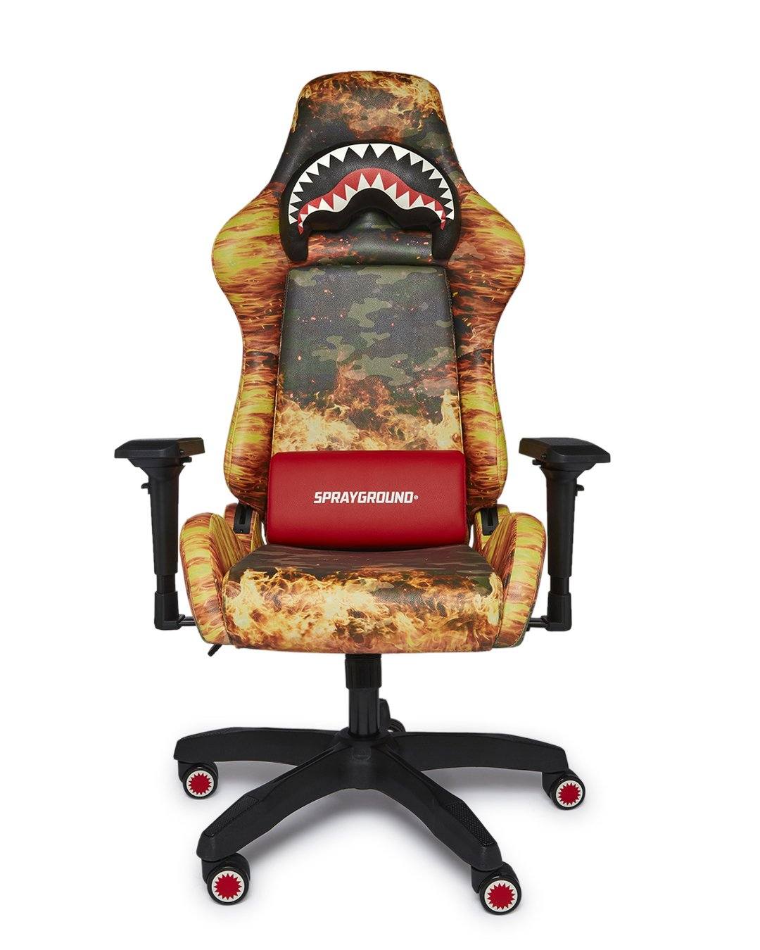 SPRAYGROUND® GAMING CHAIR FIRE CAMO GAMING CHAIR - SUPER RARE