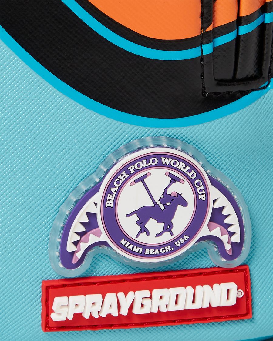 SPRAYGROUND® BACKPACK MIAMI BEACH POLO COLLAB BACKPACK (DLXV-SKY)