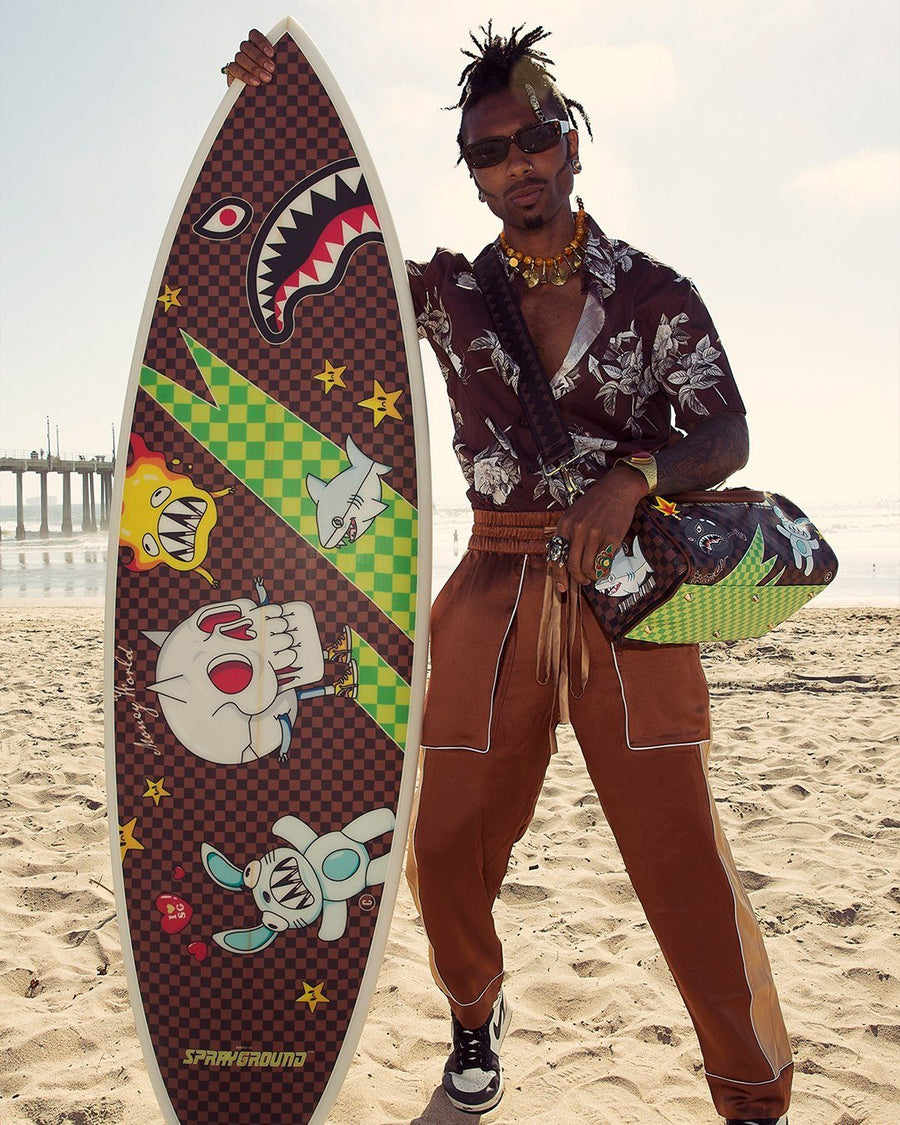 SPRAYGROUND® 1OF1 WTF SURFBOARD