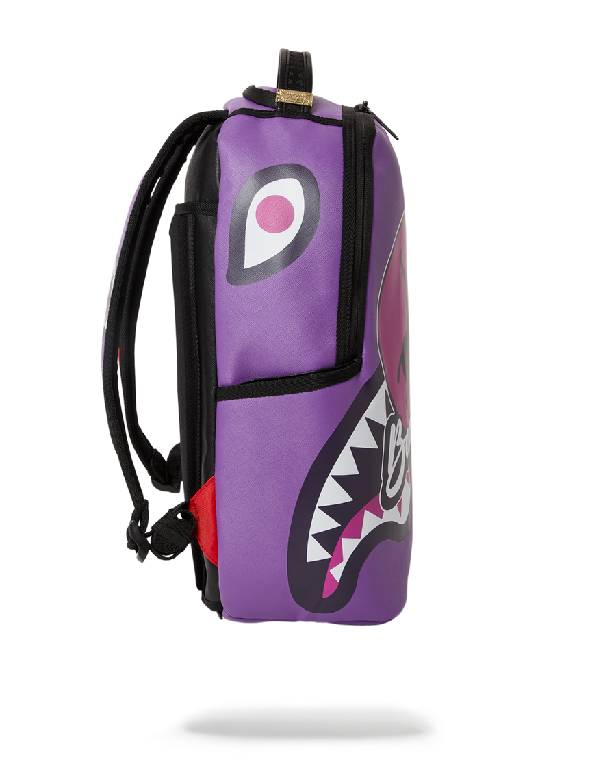 SPRAYGROUND® BACKPACK MIAMI BEACH POLO COLLAB BACKPACK (DLXV-PURPLE)