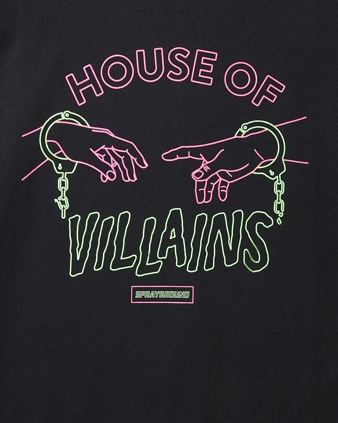 SPRAYGROUND® T-SHIRT HOUSE OF VILLAINS CREW