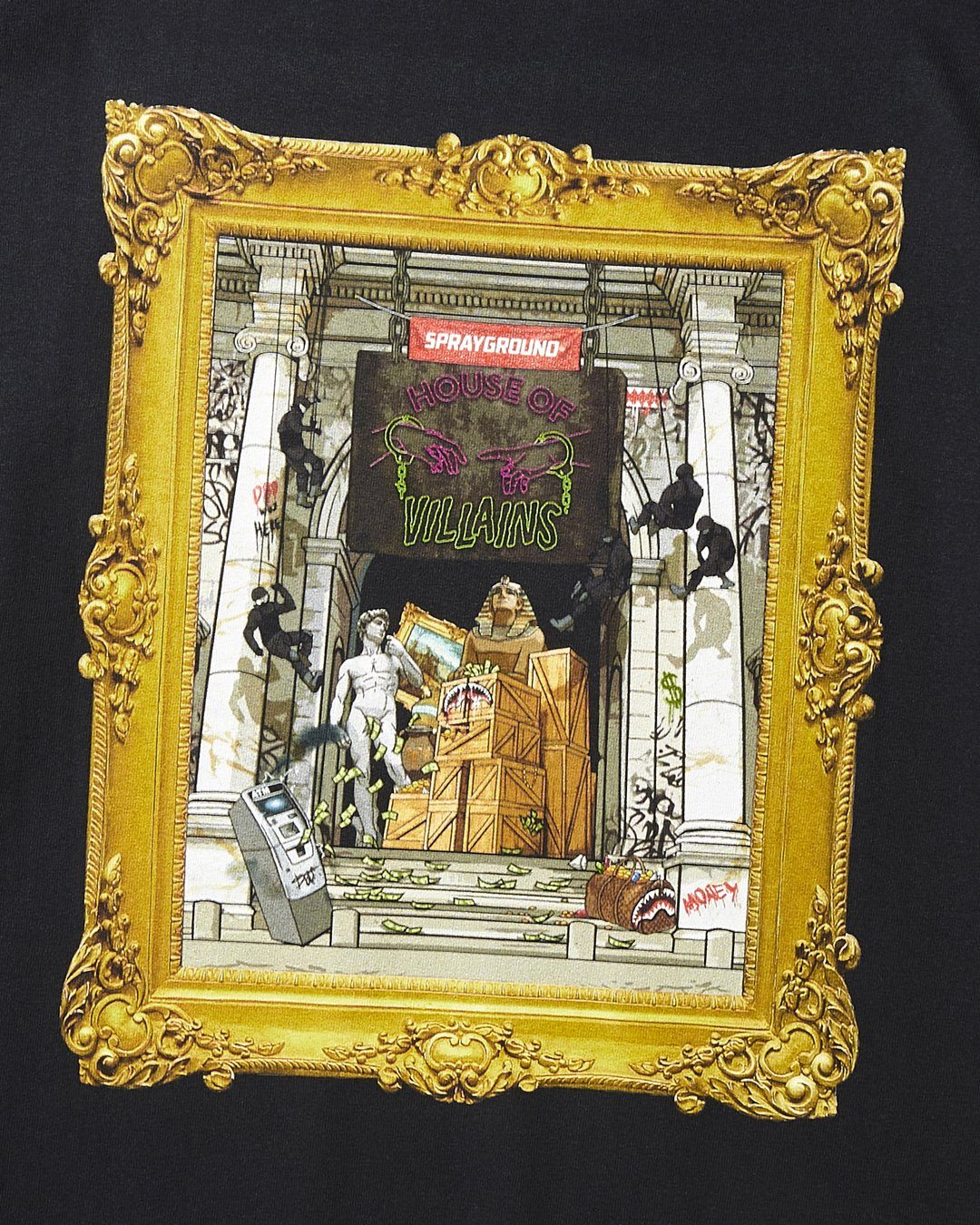 SPRAYGROUND® T-SHIRT HOUSE OF VILLAINS CREW