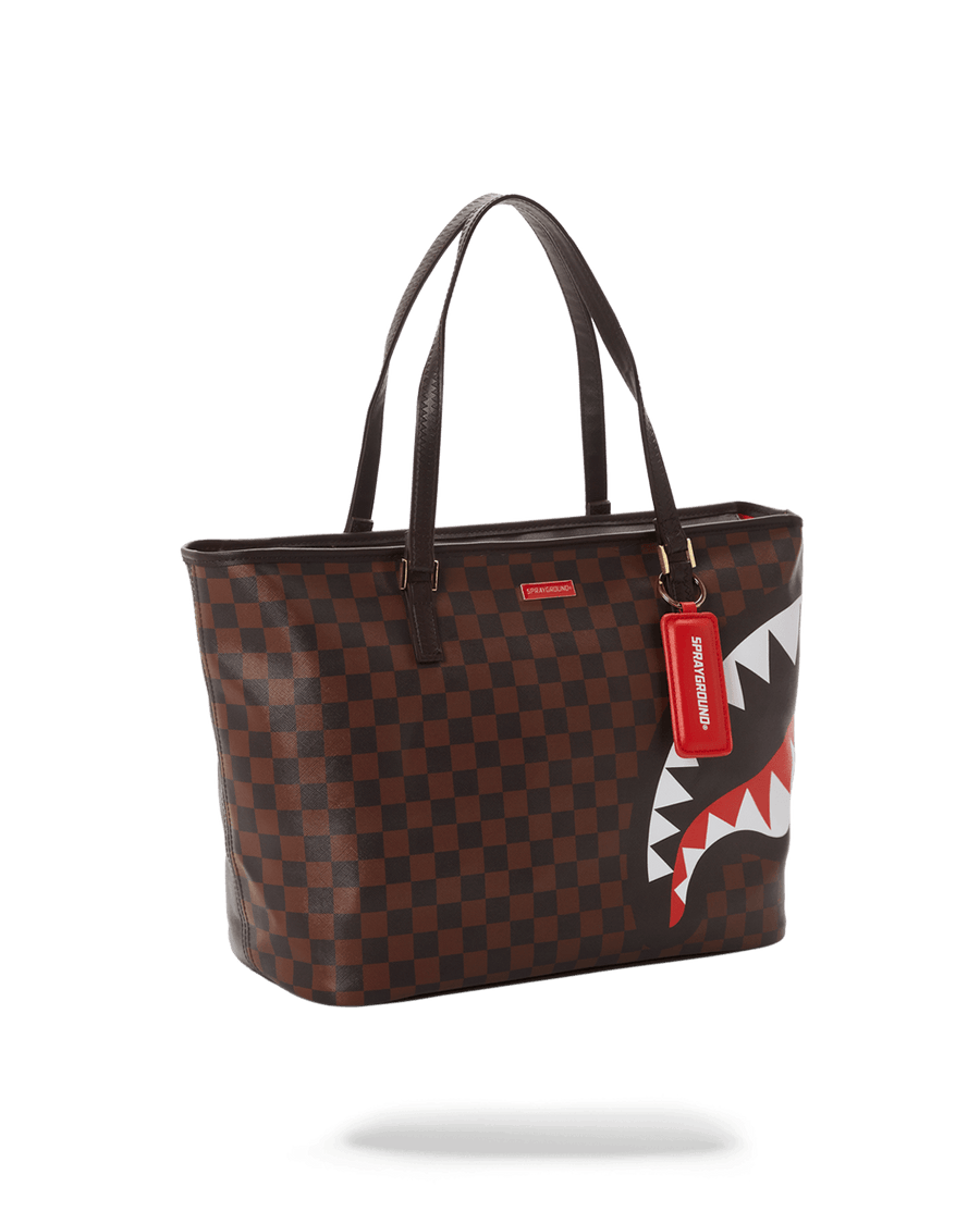 SPRAYGROUND® TOTE CHECKS IN CAMOFLAUGE TOTE