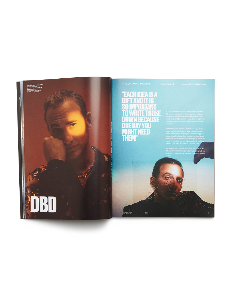 SPRAYGROUND® Magazines ROLLACOASTER MAGAZINE DBD INTERVIEW COVER LIMITED EDITION UK PRINT