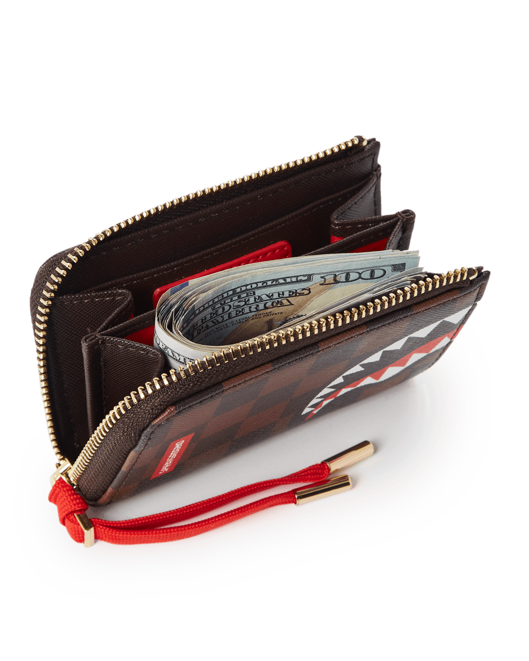 SPRAYGROUND® WALLET CHECKS IN CAMOFLAUGE WALLET