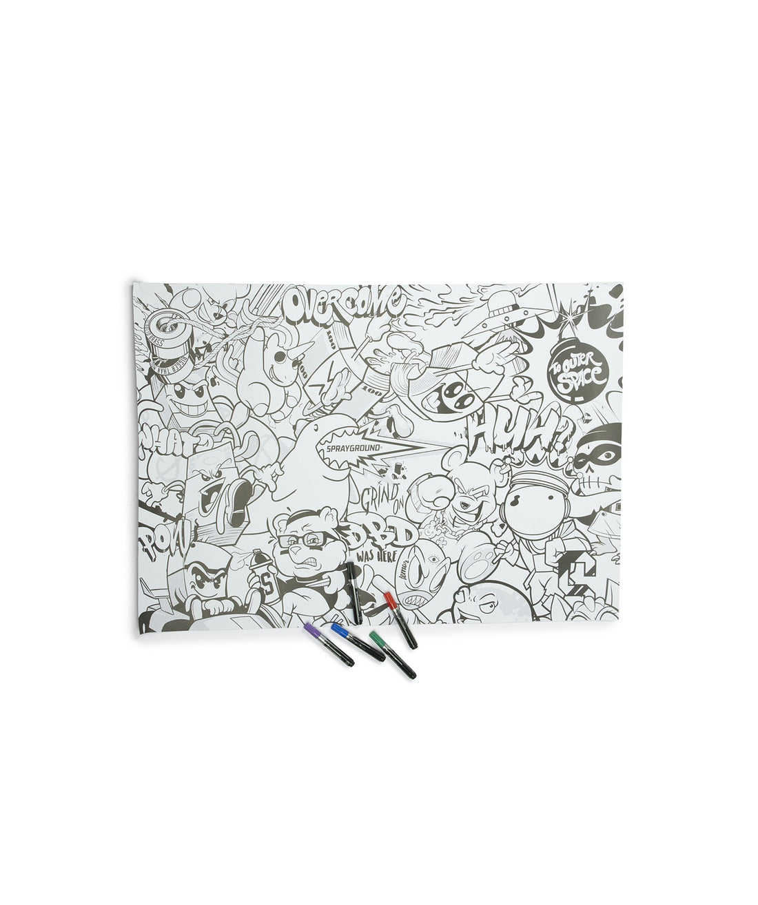 SPRAYGROUND® EVENT SPRAYGROUND HUGE COLORING POSTER 39"x27" & MARKERS INCLUDED