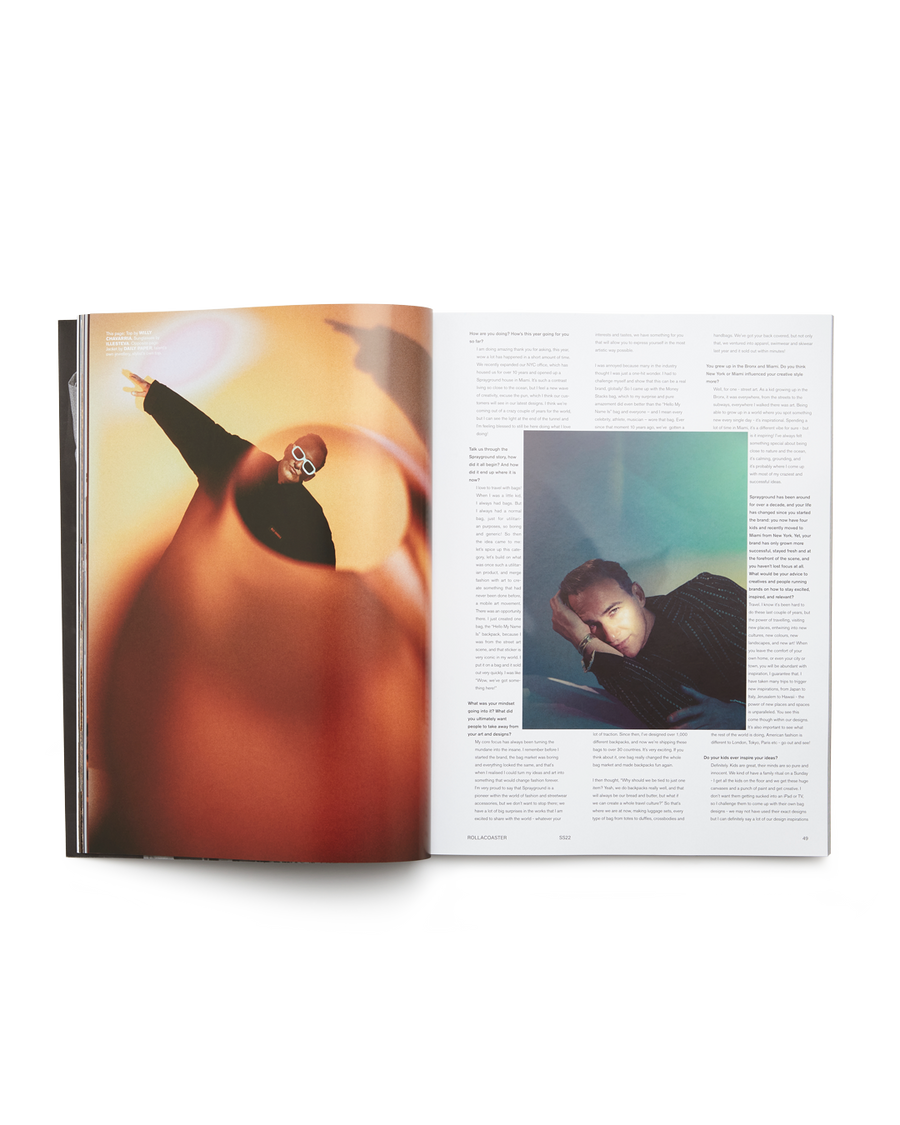 SPRAYGROUND® Magazines ROLLACOASTER MAGAZINE DBD INTERVIEW COVER LIMITED EDITION UK PRINT