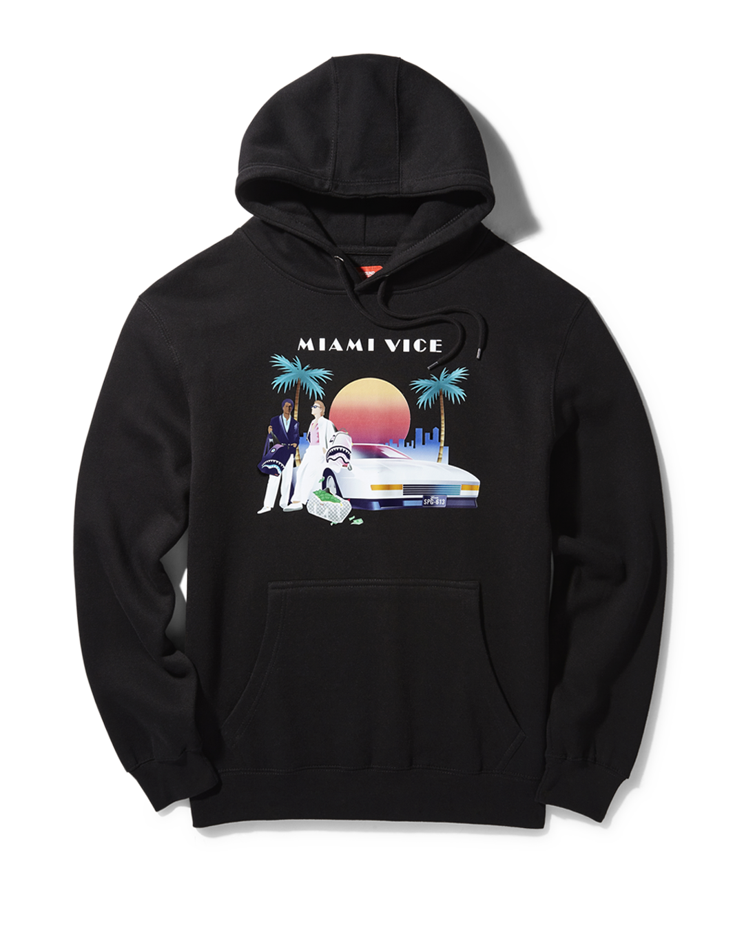 SPRAYGROUND® APPAREL MIAMI VICE HOODY (BLACK)