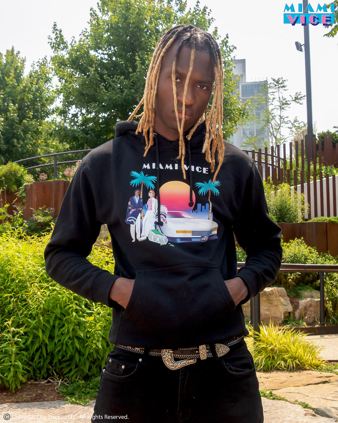 MIAMI VICE HOODY (BLACK) – SPRAYGROUND®